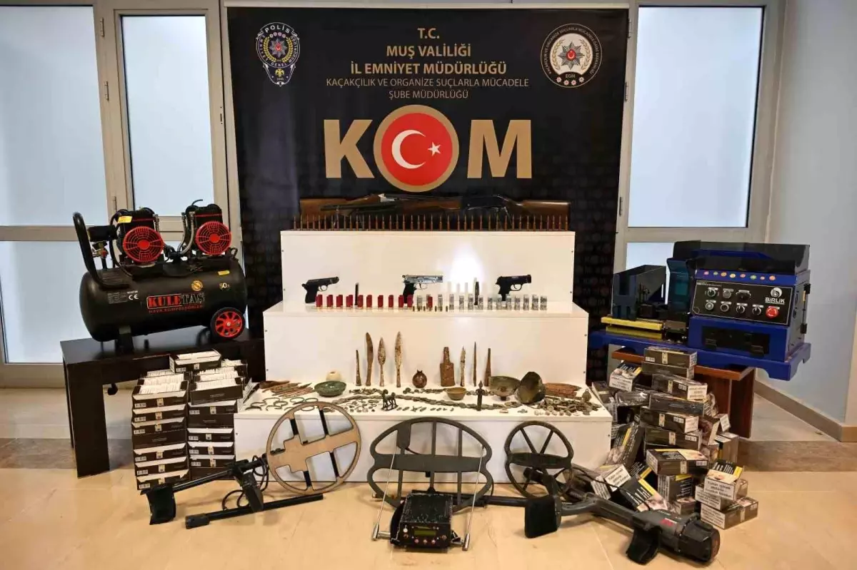 Muş\'ta Kaçakçılık Operasyonu: 7 Şüpheli Yakalandı