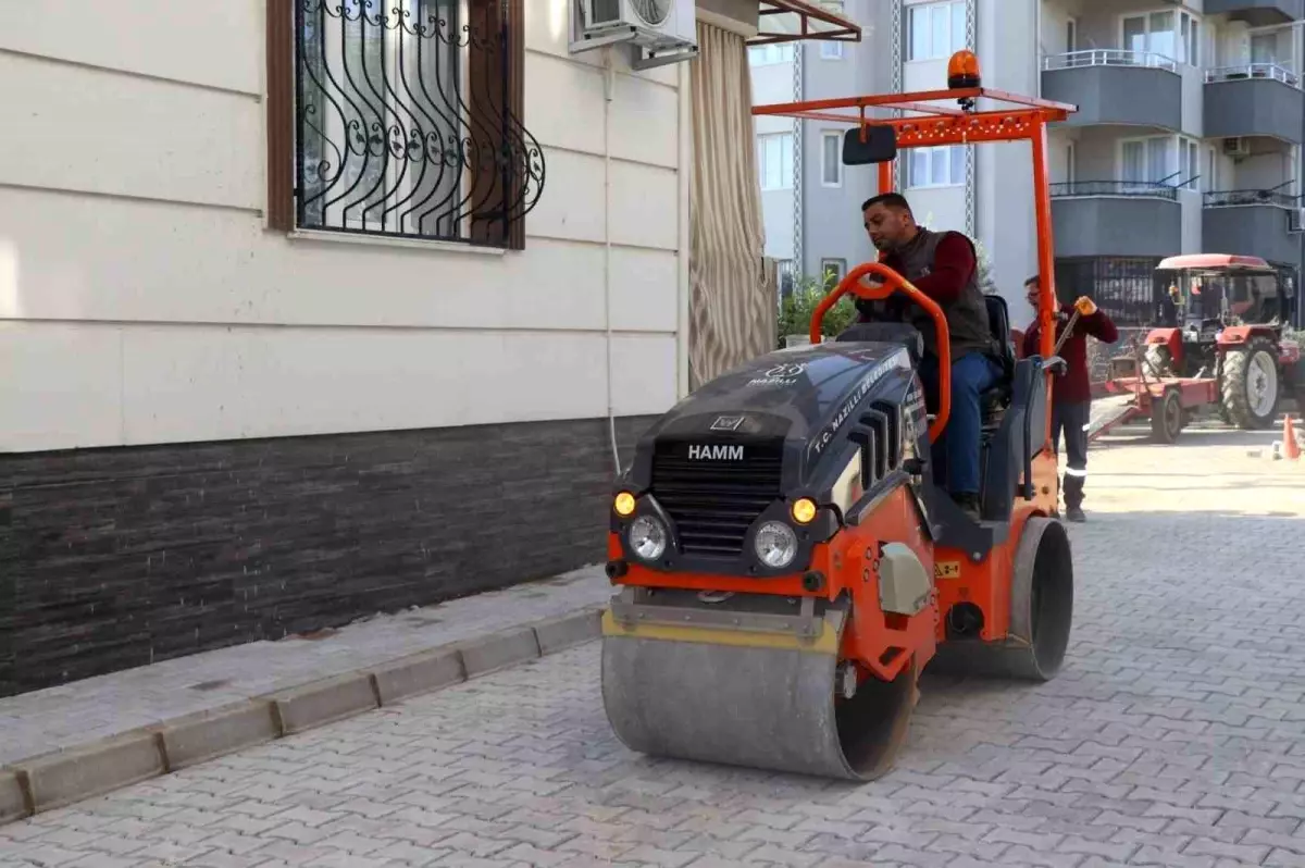 Nazilli Belediyesi Yeni Mahalle\'deki taş döşeme çalışmasını tamamladı