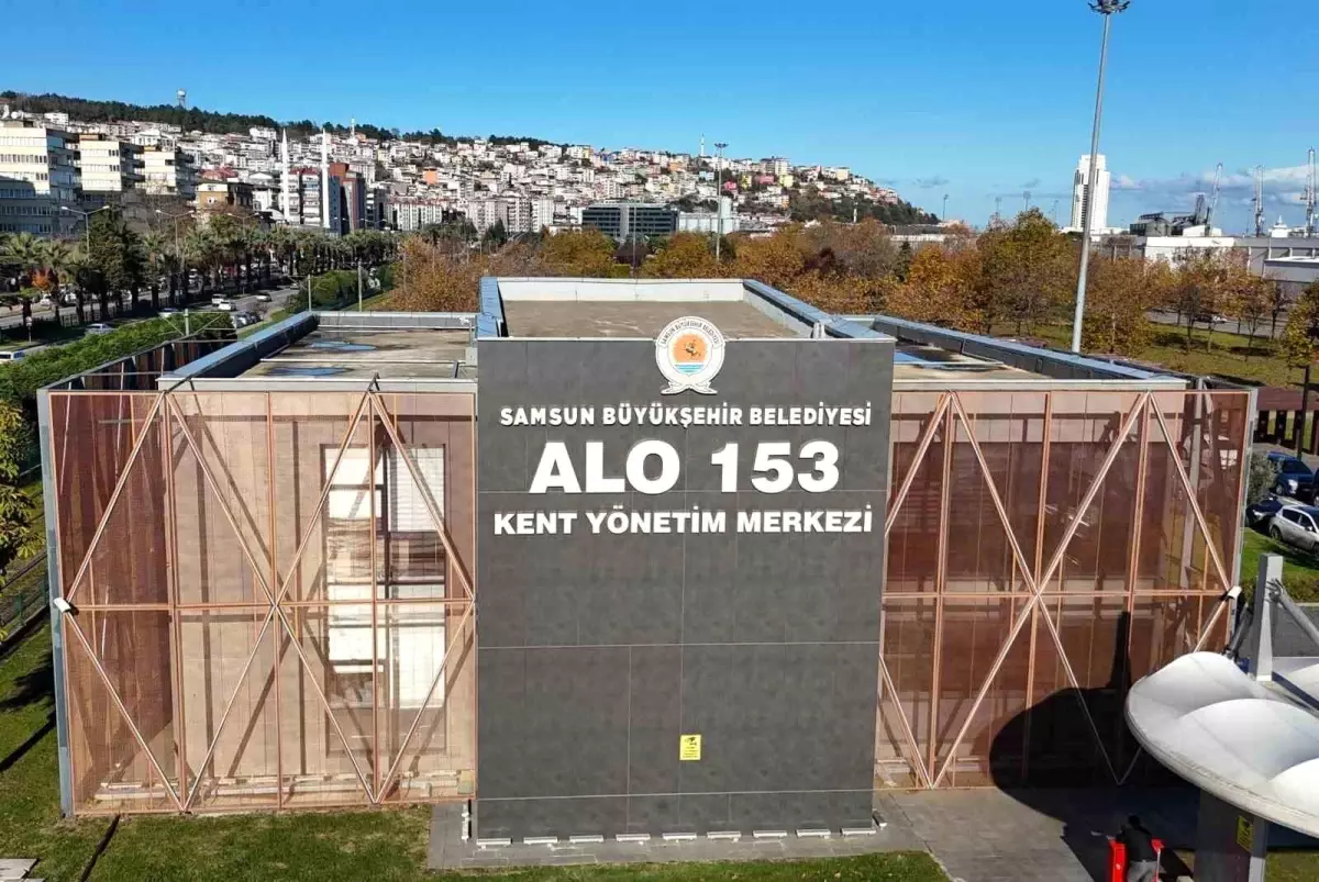 Samsun\'da ALO 153\'e 1 milyonu aşkın çağrı, yüzde 93,96 başarı