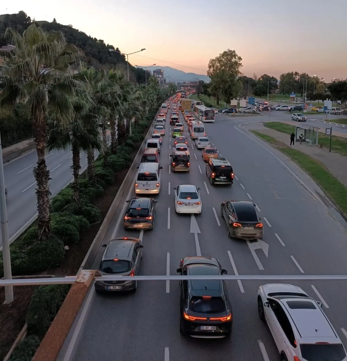 Samsun\'da Trafiğe Kayıtlı Araç Sayısı 532 Bin 670\'e Ulaştı