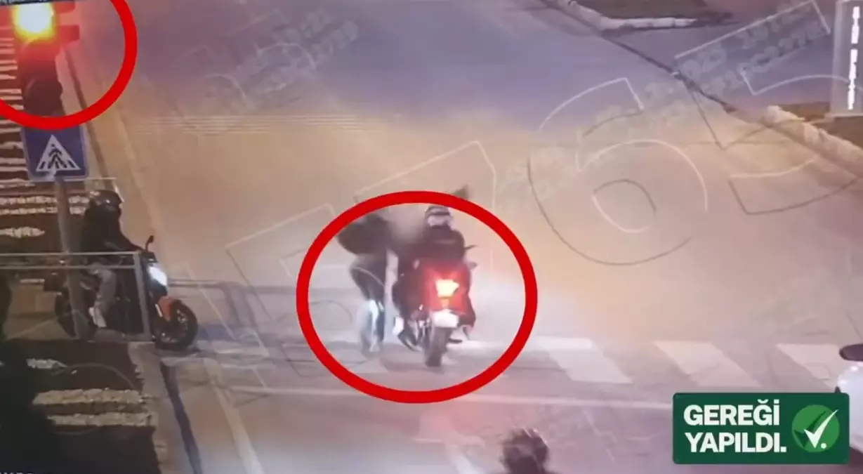 Edirne\'de Kırmızı Işık İhlali: Motosiklet Sürücüsü Yakalandı