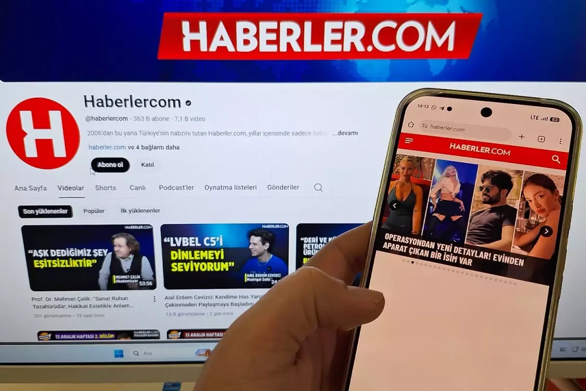 Haberler.com, YouTube\'un en çok izlenen internet haber sitesi oldu