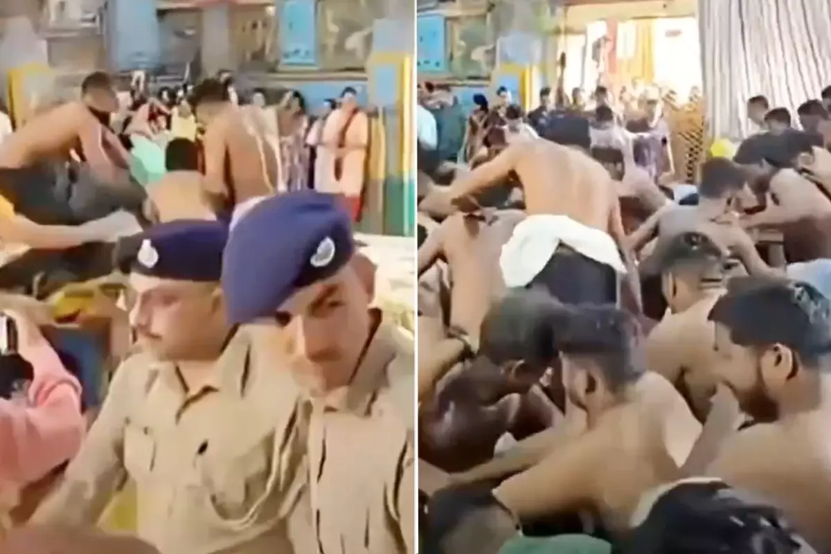 Hindistan\'da tapınakta izdiham: 3 ton adak yemeği dakikalar içinde yağmalandı