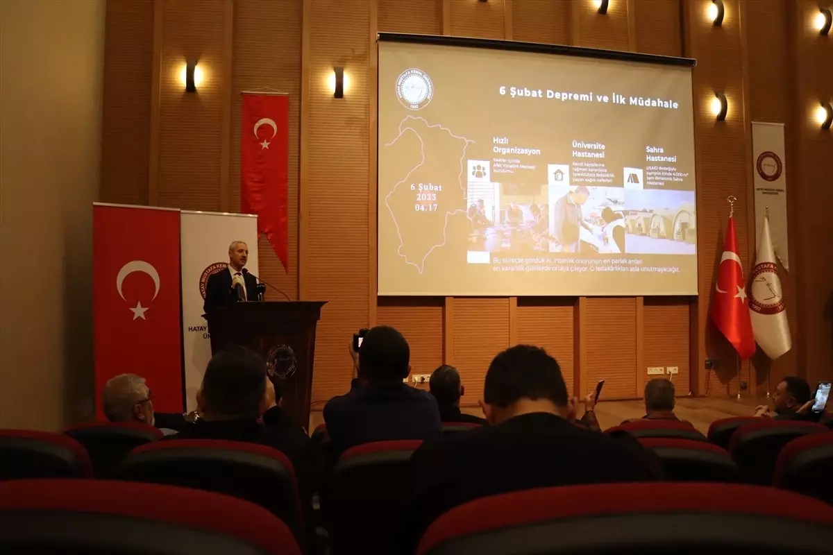 HMKÜ Rektörü Eren Deprem Sonrası Çalışmaları Anlattı