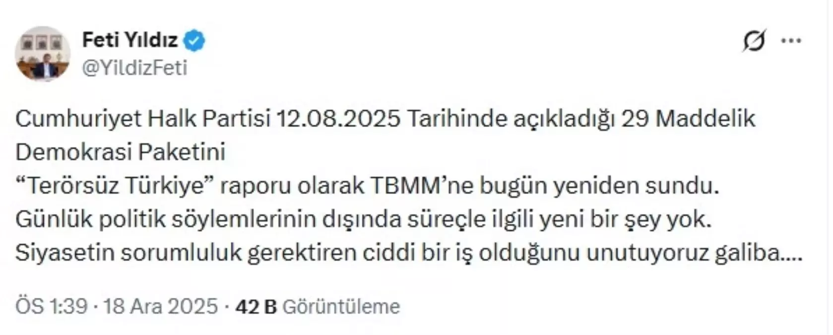 MHP: CHP\'nin Raporunda Yeni Bir Şey Yok
