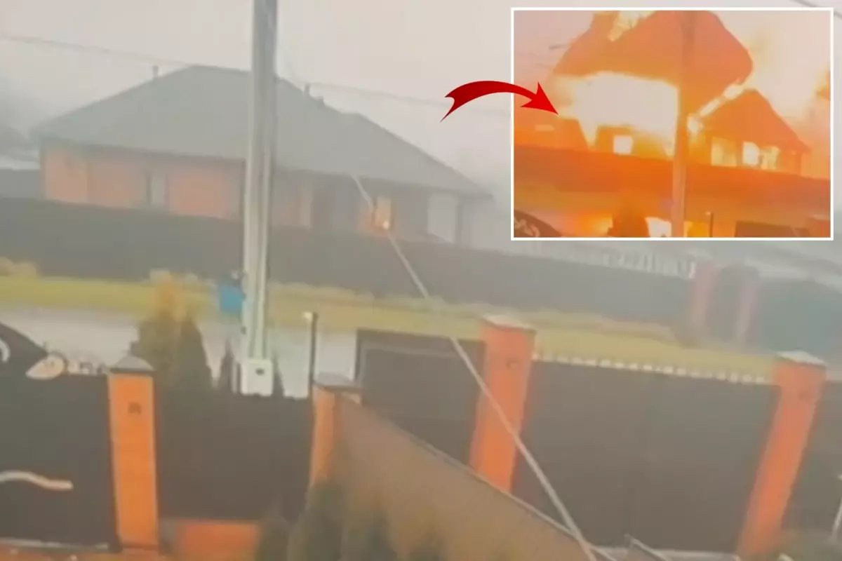 Rusya\'da bir evde gaz patlaması! O anlar saniye saniye kamerada