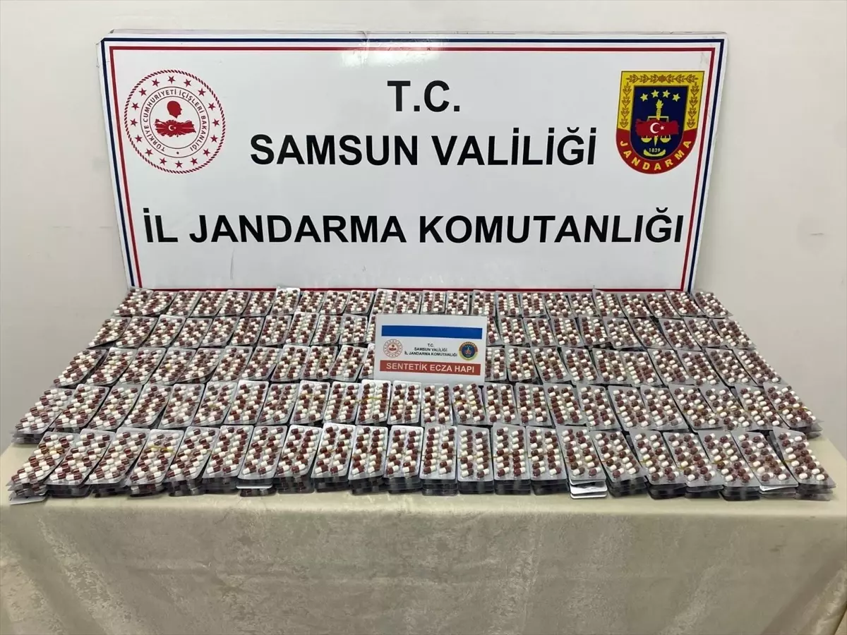 Samsun\'da Uyuşturucu Hap Operasyonu