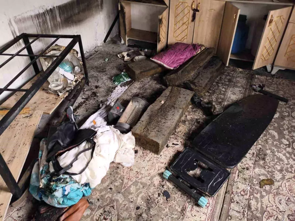 Bu ailenin gittiği her evde yangın çıkıyor! 2 aylık bebek ölümden döndü