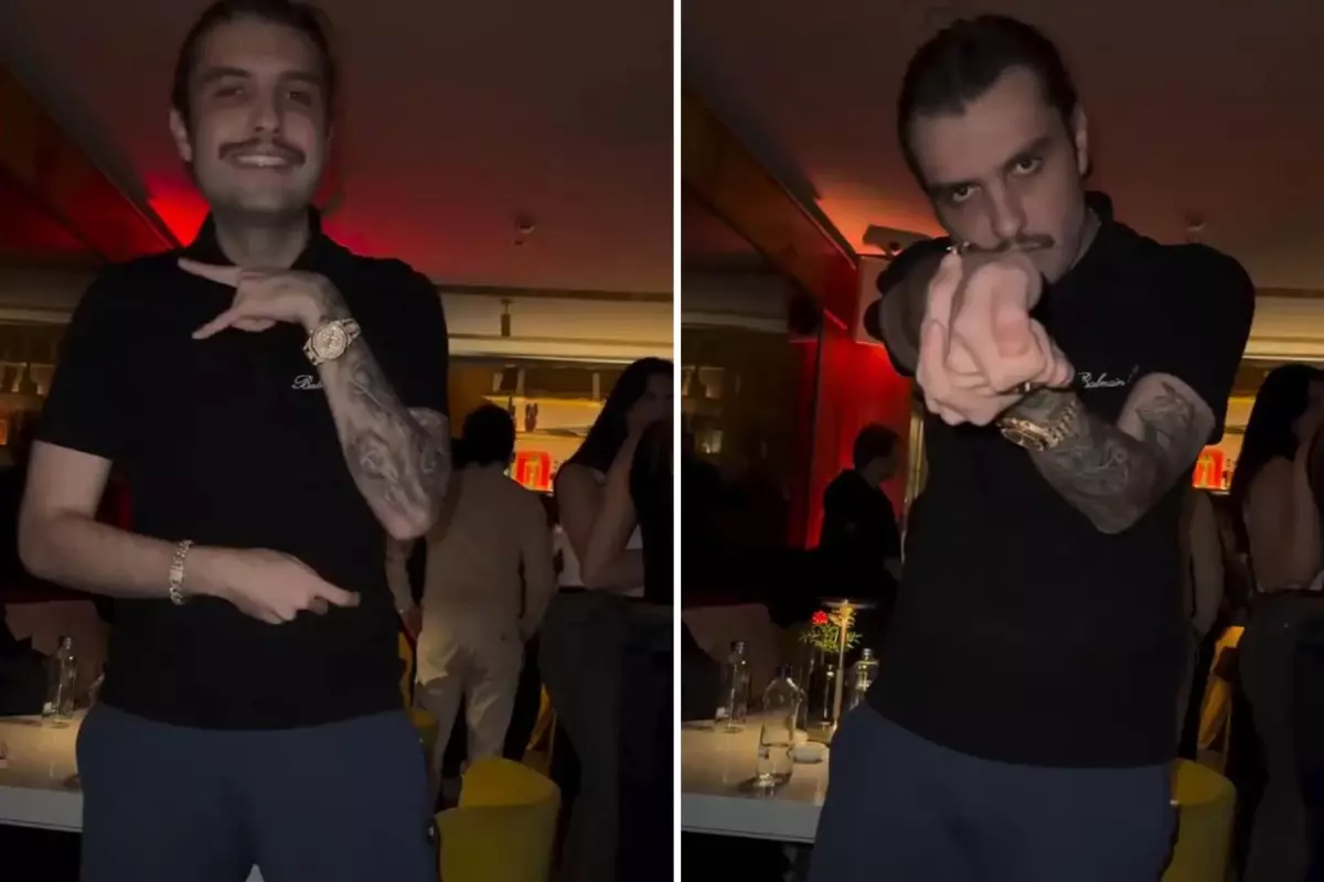 Selahattin Yılmaz\'ın oğluna ait görüntü olay oldu