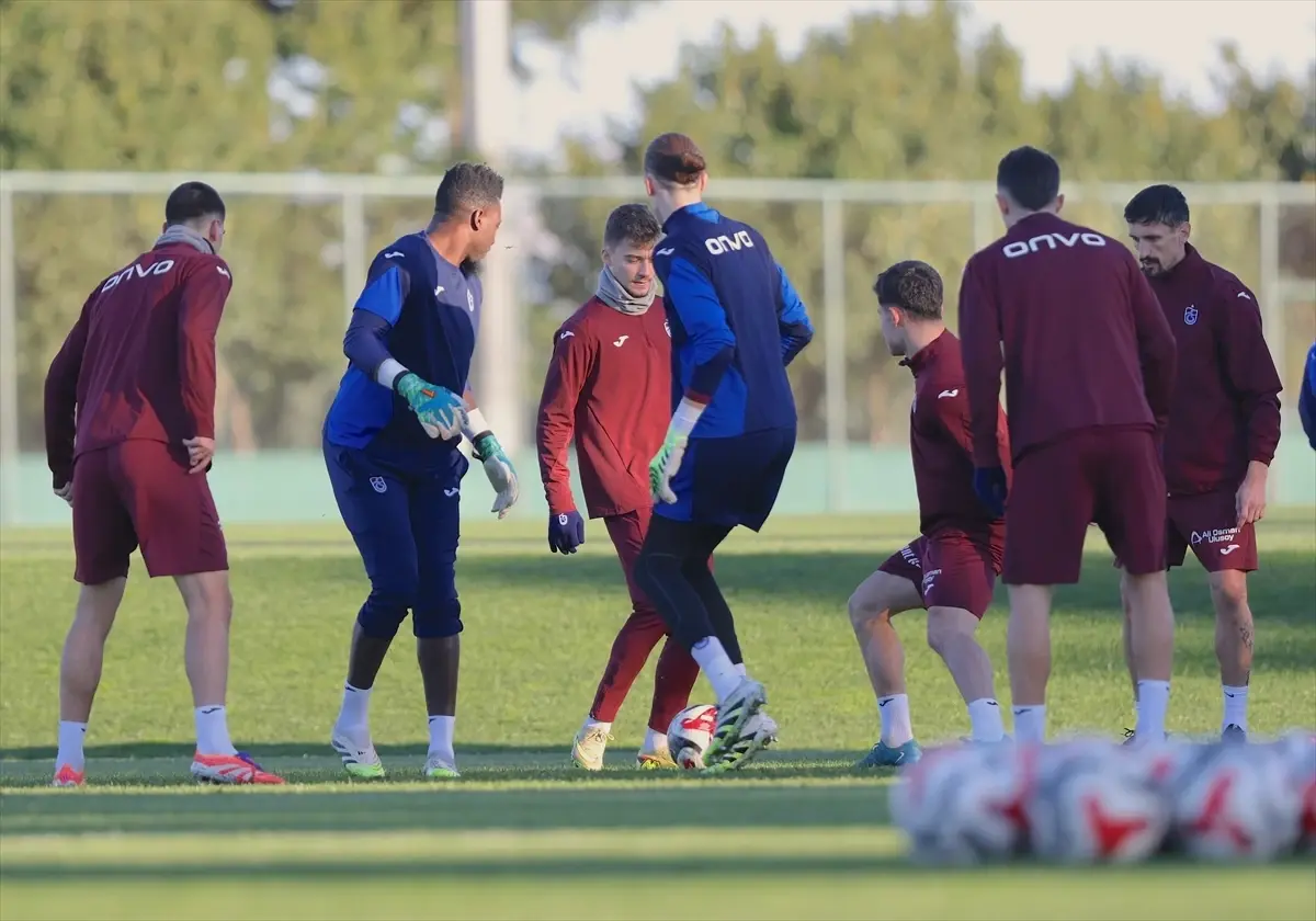 Trabzonspor, Gençlerbirliği Maçına Hazırlık Yapıyor