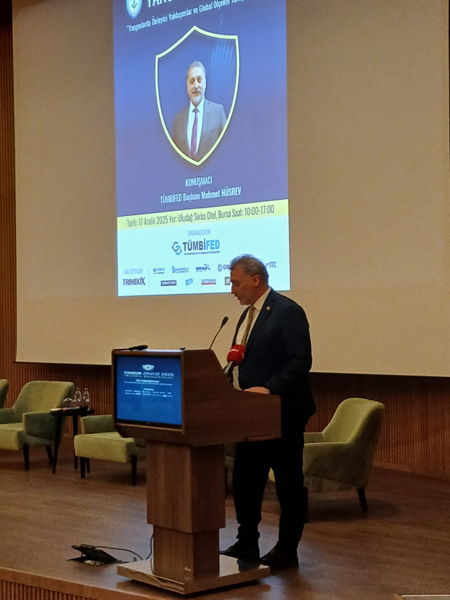 TÜMBİFED'den yangınlarla mücadele konusunda dikkat çeken zirve