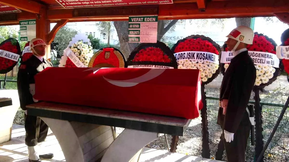 Emekli Tümgeneral Gürsel Öztürk Son Yolculuğuna Uğurlandı