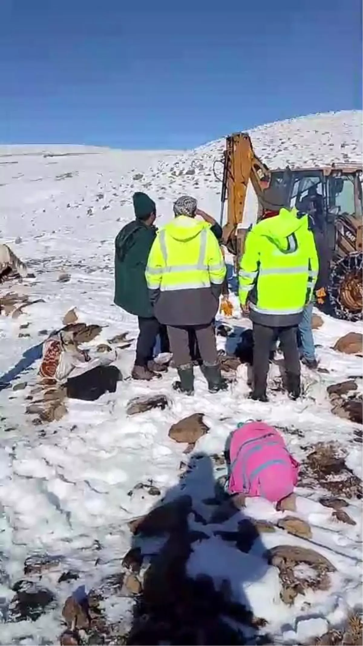 Tekman\'da ESKİ ekiplerinin zorlu mesaisi