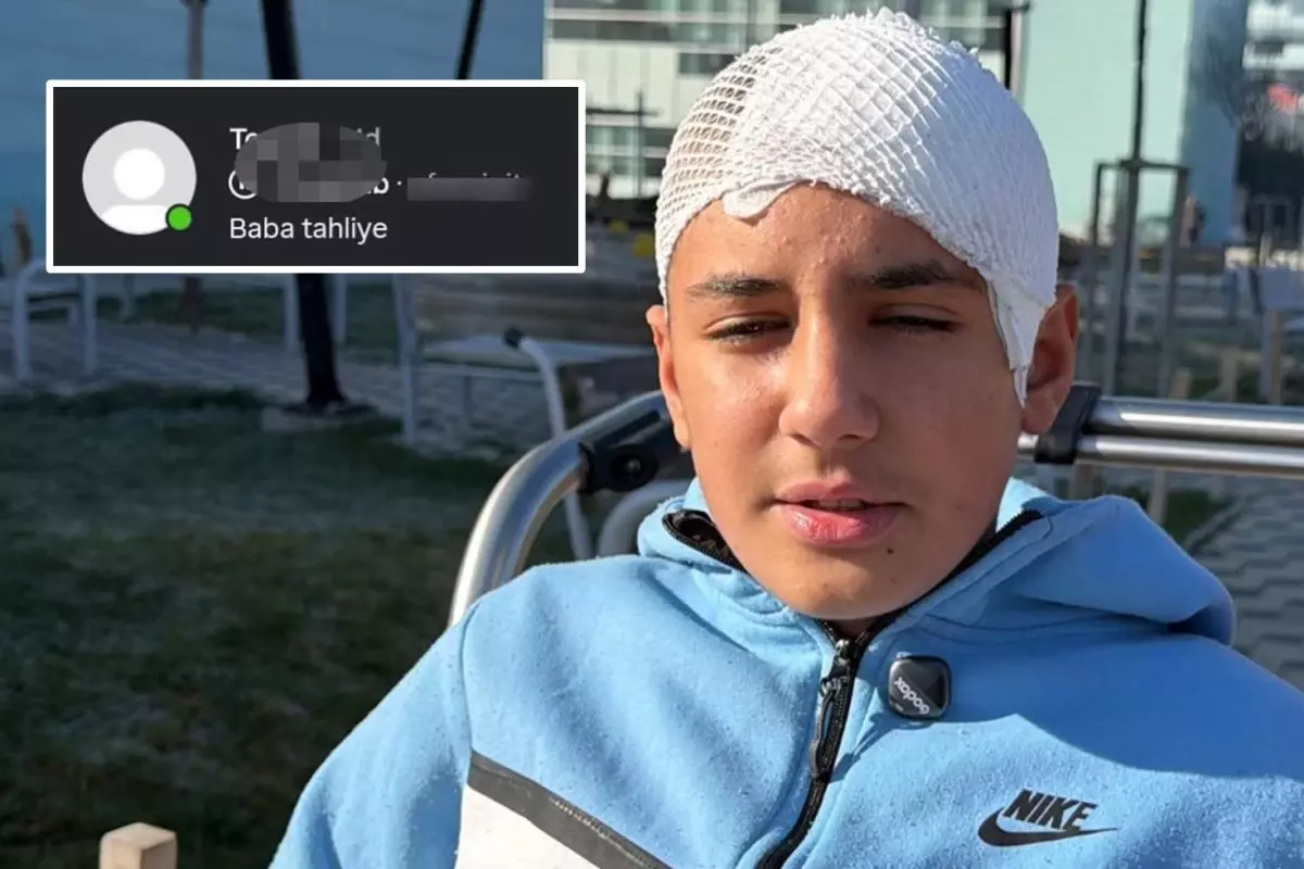 "Baba tahliye" mesajı paylaşan 13 yaşındaki çocuk yeniden tutuklandı