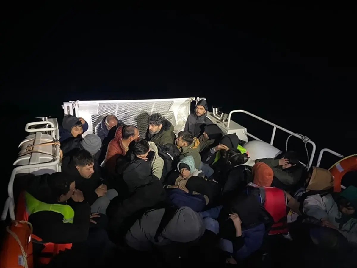 Bodrum\'da 39 Düzensiz Göçmen Yakalandı