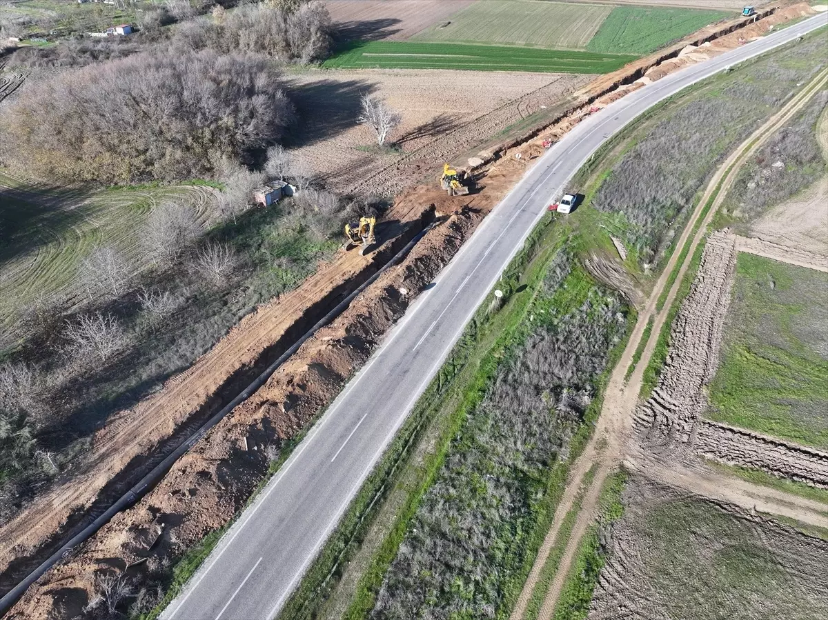 Edirne\'de Su Hattı Yenileme Projesi Devam Ediyor