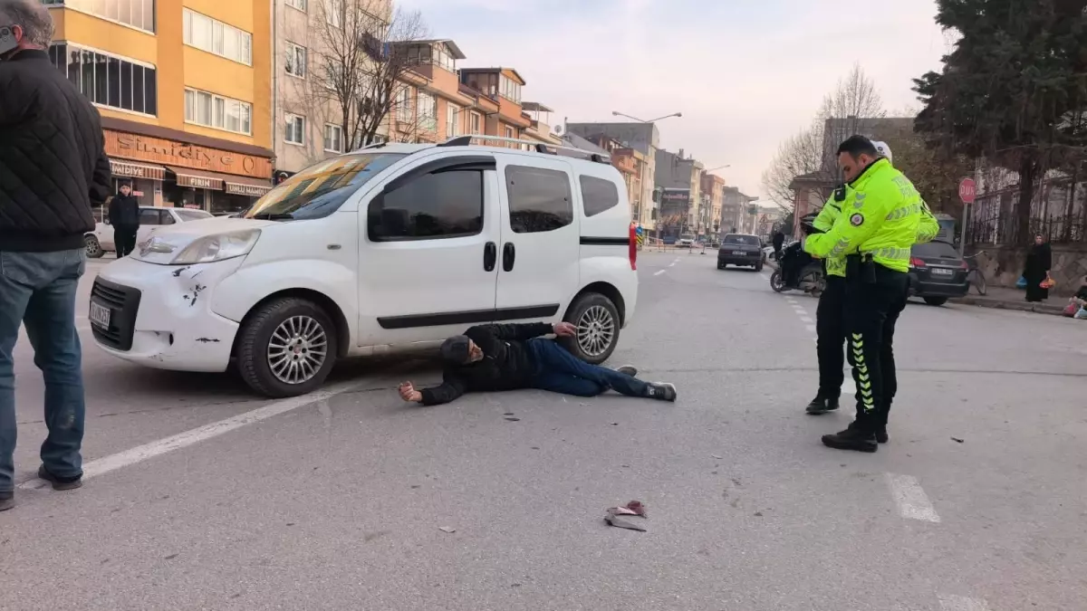 İnegöl\'de Elektrikli Bisiklet Kazası