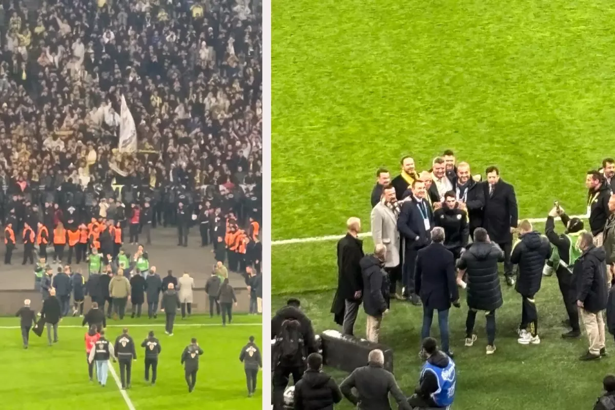 Sadettin Saran maç sonunda Fenerbahçeli taraftarların çağrısına cevapsız kalmadı