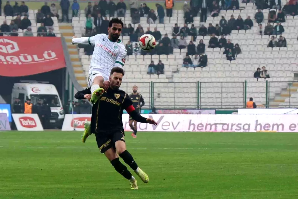 Konyaspor - Kayserispor: 1-1 Beraberlik