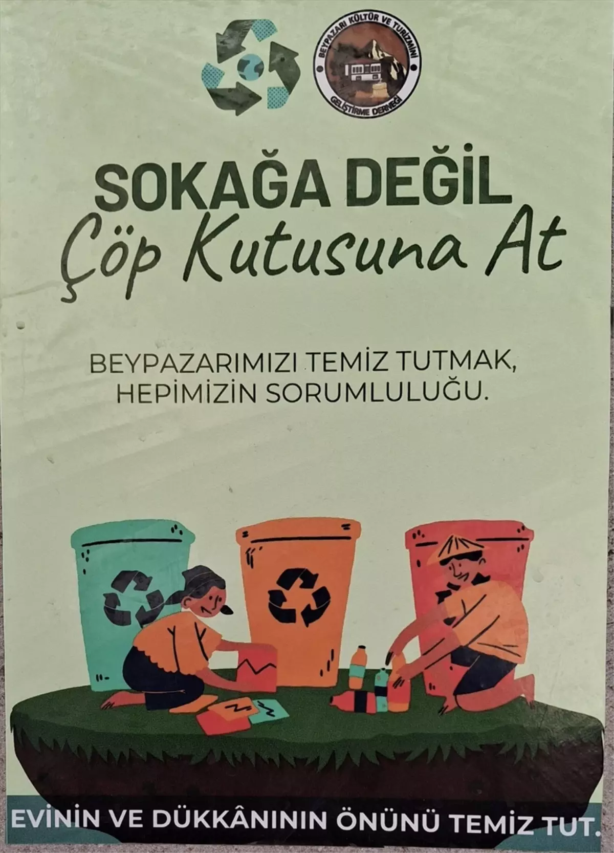 Beypazarı\'nda Temizlik Kampanyası Devam Ediyor