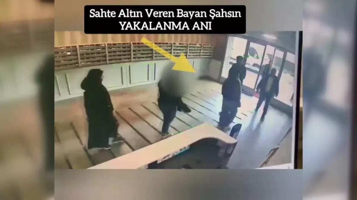 Sahte Altın Satan Kadın Yakalandı