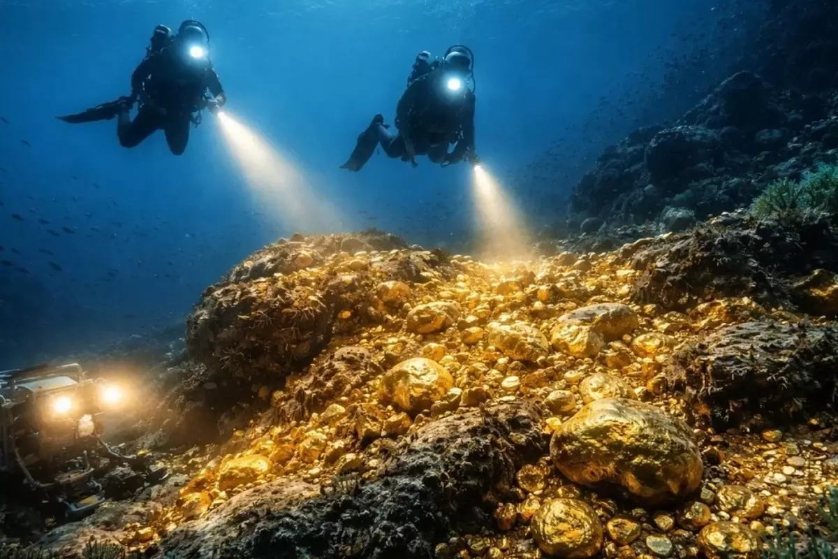 Çin\'den tarihi keşif! Deniz altında dev altın madeni buldular