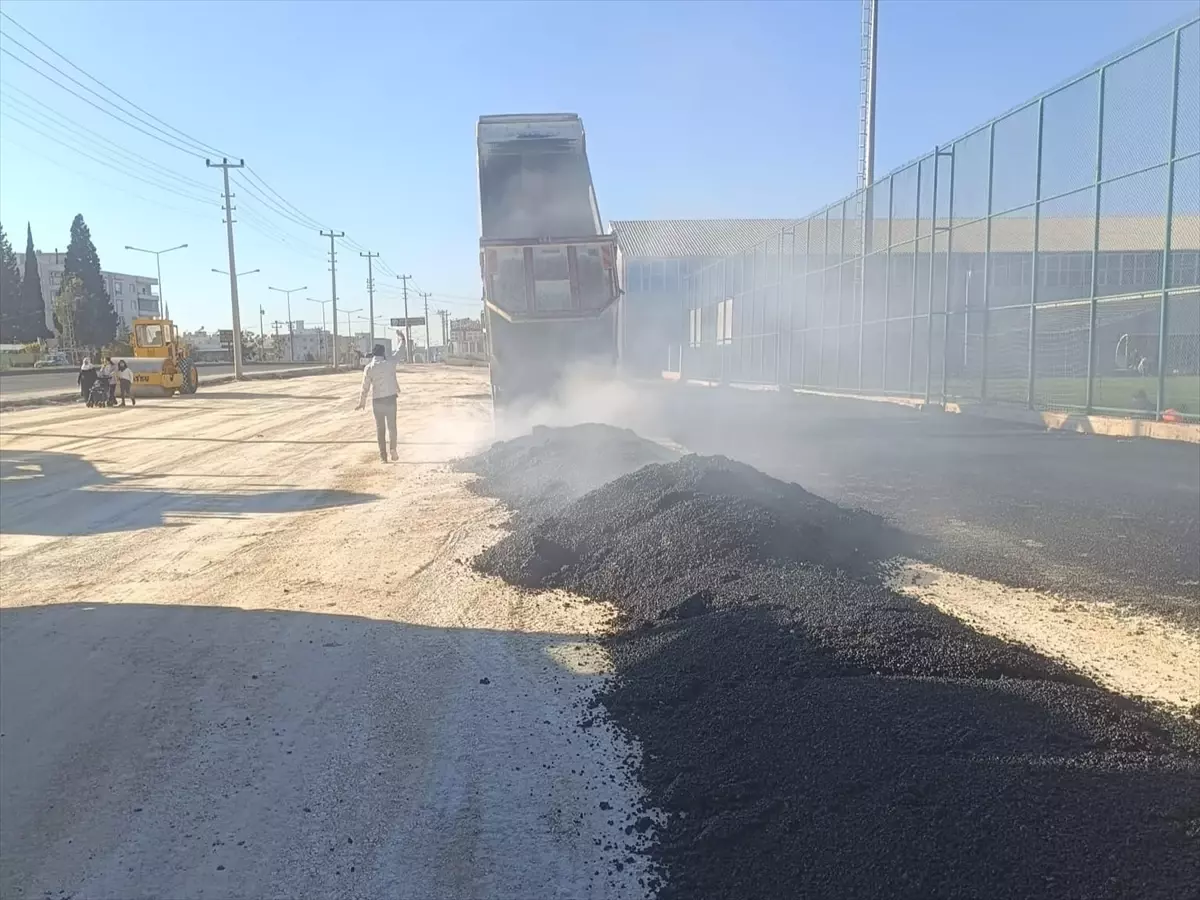 Nusaybin Stadyumu Yoluna Asfalt