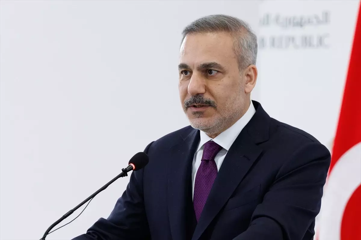 Bakan Fidan, Suriye Dışişleri Bakanı Şeybani ile ortak basın toplantısında konuştu Açıklaması