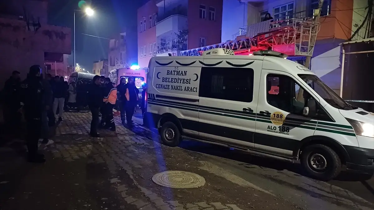 Batman\'da Yangın: Bir Ölü, Bir Yaralı