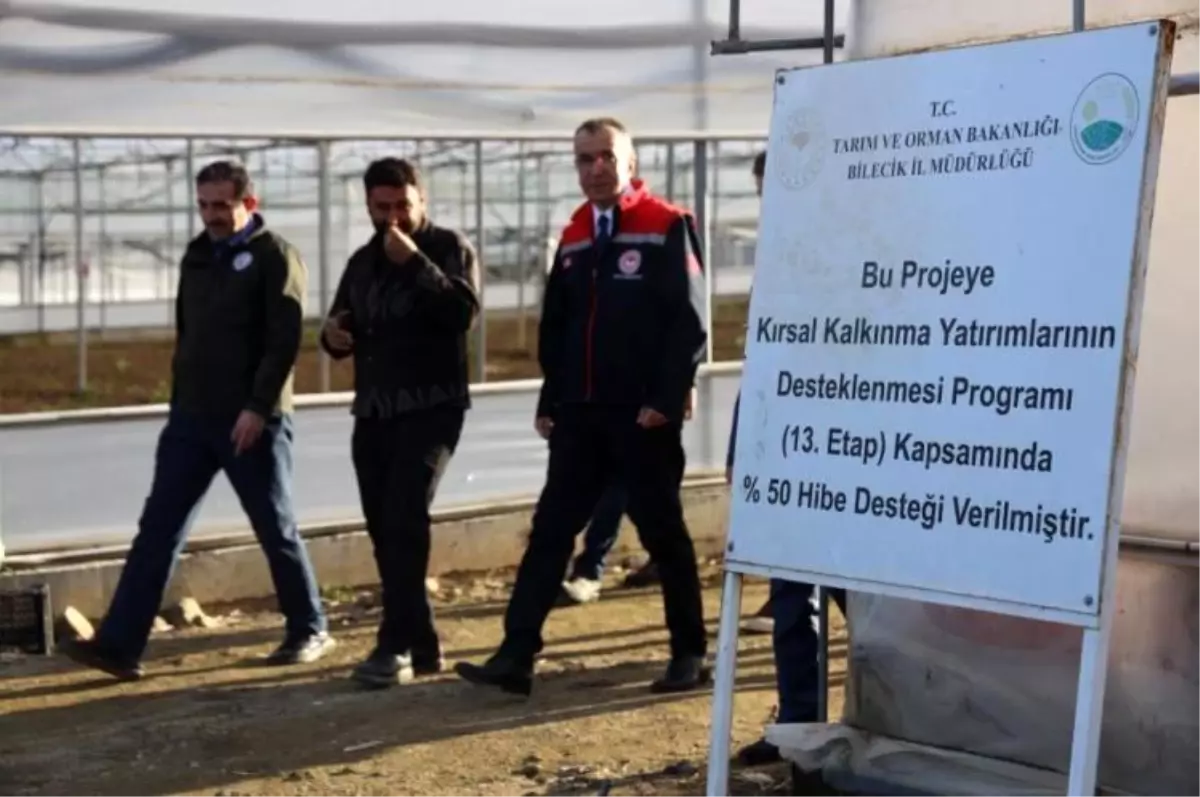 Bilecik\'te Modern Sera Tesisi Kuruldu