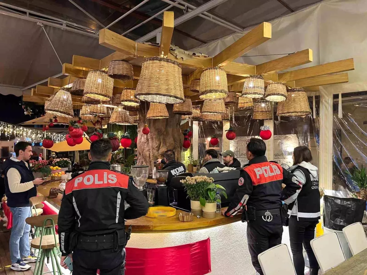 Çeşme\'de Yılbaşı Denetimi