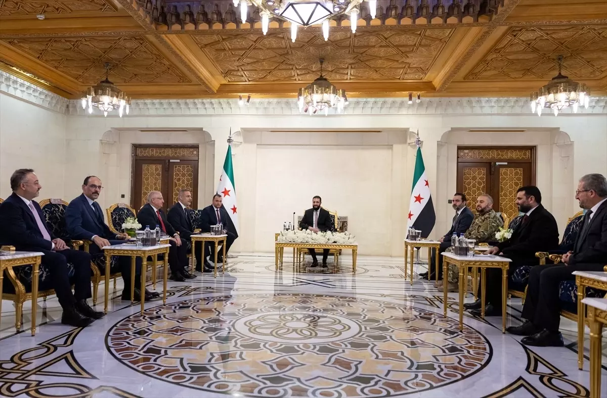 Türk Heyeti Şam\'da Suriyeli Yetkililerle Görüştü