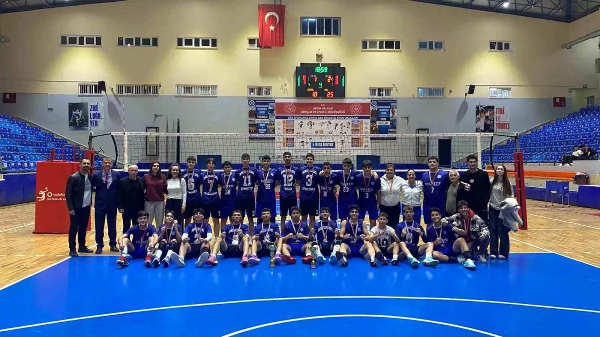 Aydın\'da Voleybol İl Birinciliği Heyecanı