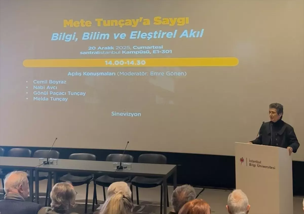 Mete Tunçay Anıldı
