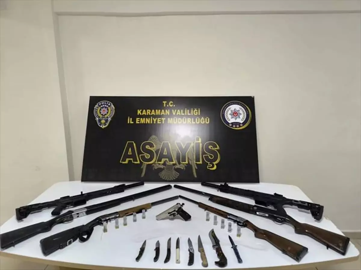 Karaman\'da Suçlulara Operasyon