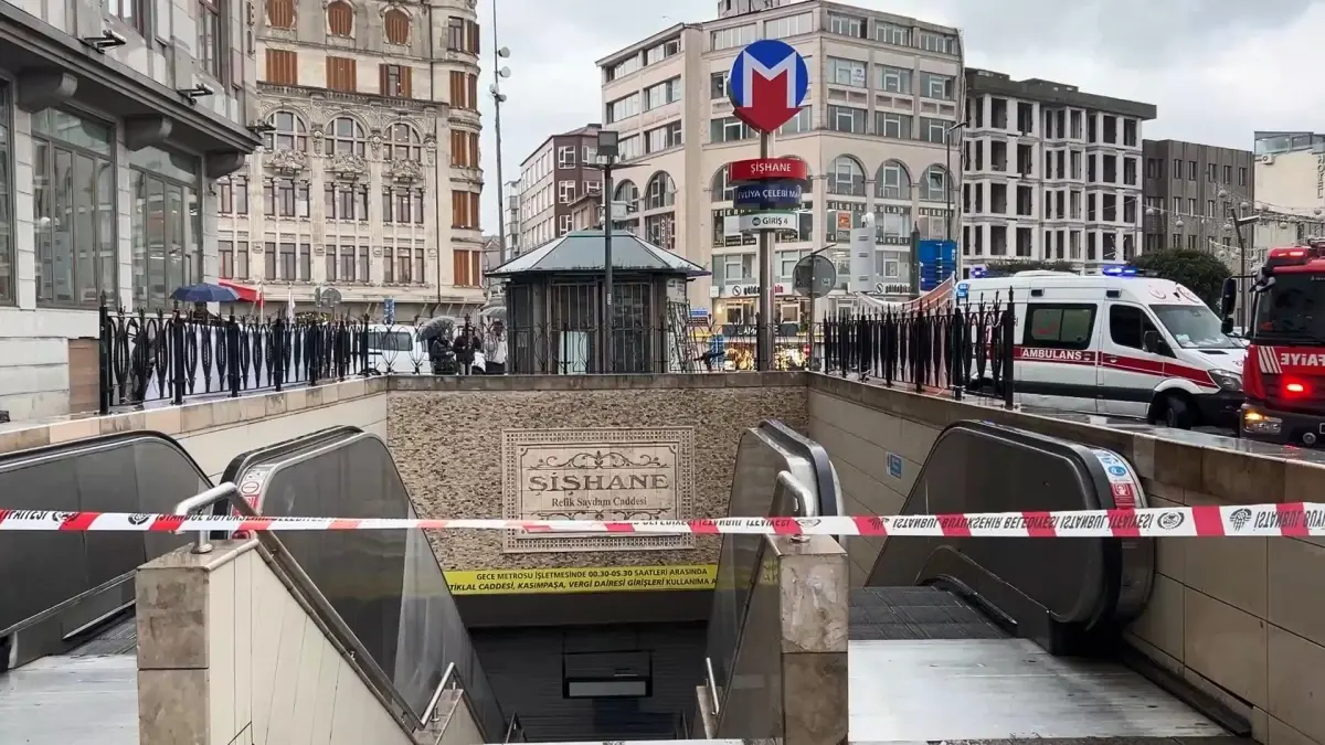 Şişhane Metro İstasyonu Kapandı