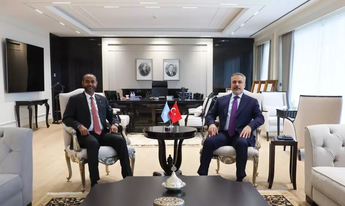 Fidan ve Somali Bakanı Görüşmesi