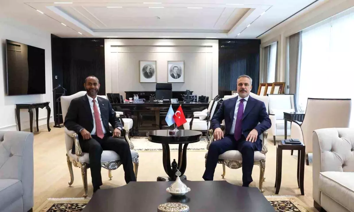 Fidan, Somali Bakanı ile Görüştü