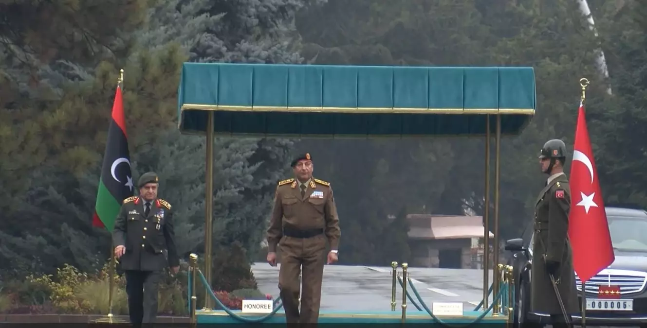 Yaşar Güler, Libya Genelkurmay Başkanı\'nı Kabul Etti