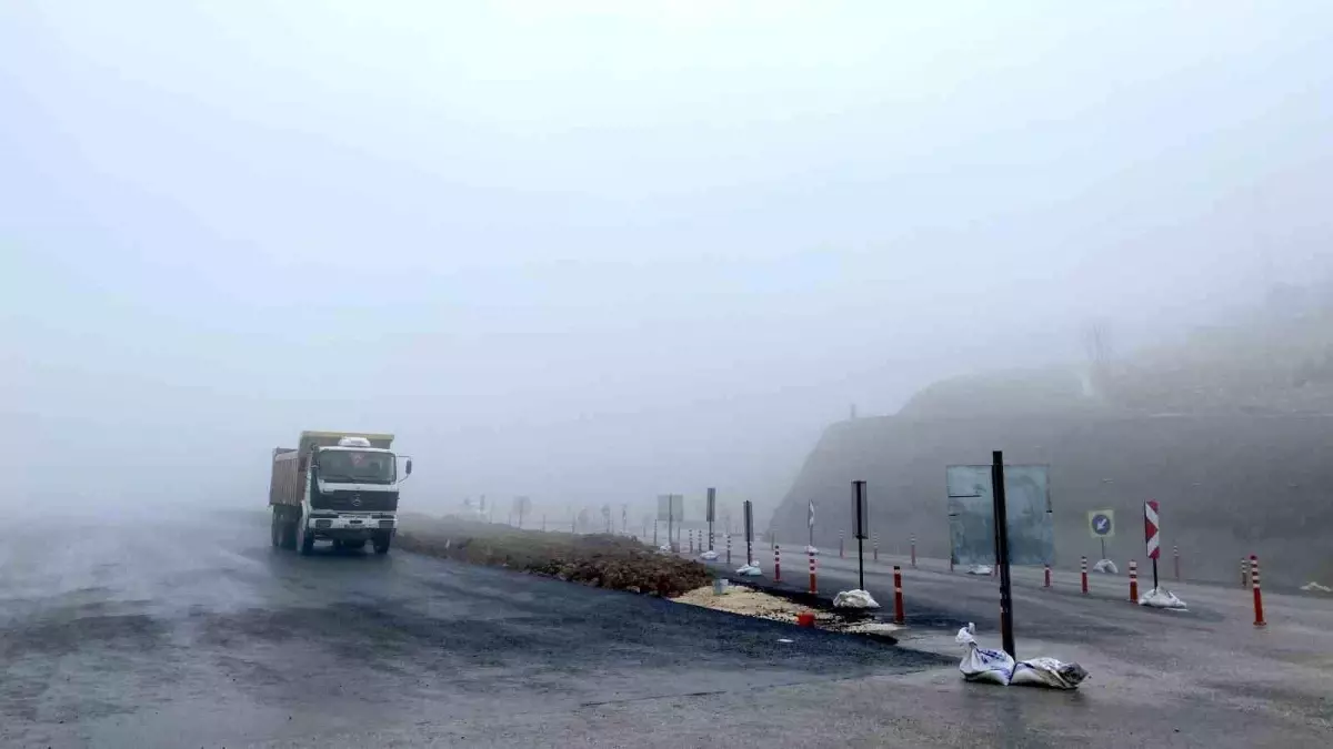 Kırkdilim\'de Yoğun Sis Etkili