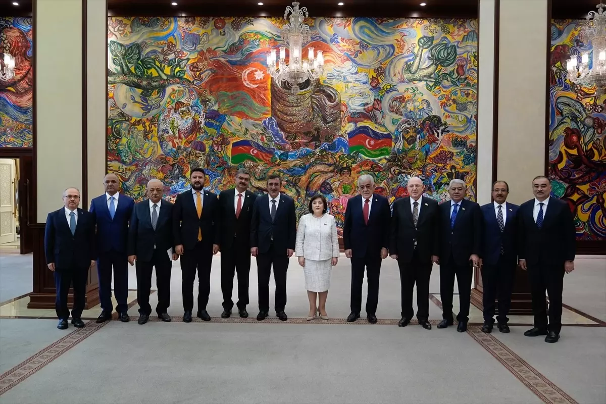 Cevdet Yılmaz ve Sahiba Gafarova Görüştü