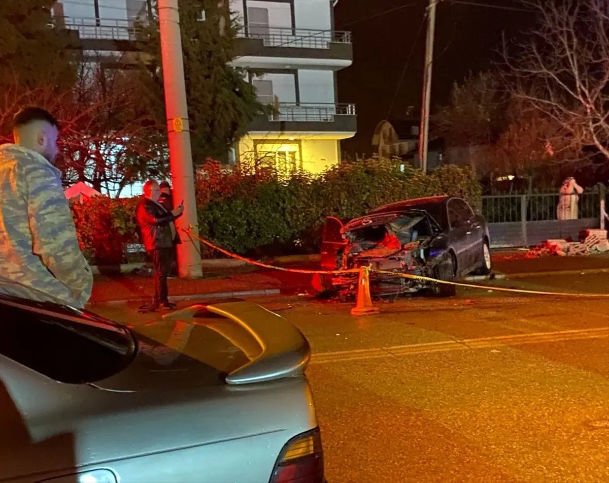 Denizli\'de otomobille çarpışan elektrikli bisikletin sürücüsü öldü