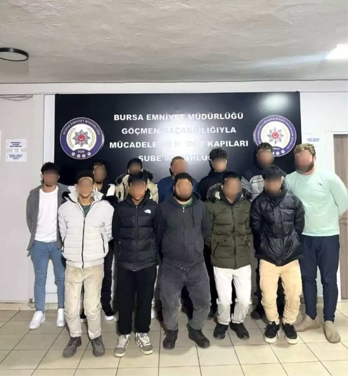 Bursa\'da Göçmen Kaçakçılığı Operasyonu