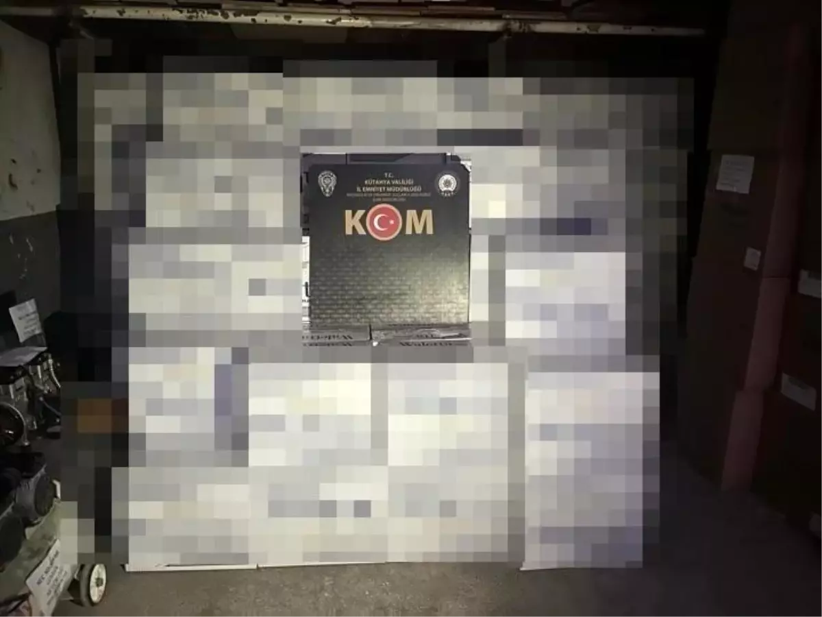 Kütahya\'da 5 Milyon Boş Makaron Ele Geçirildi