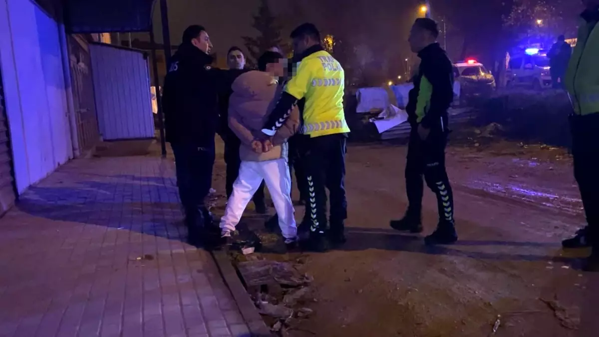 Alkollü Sürücüye Ceza, Yolcusu Polise Saldırdı