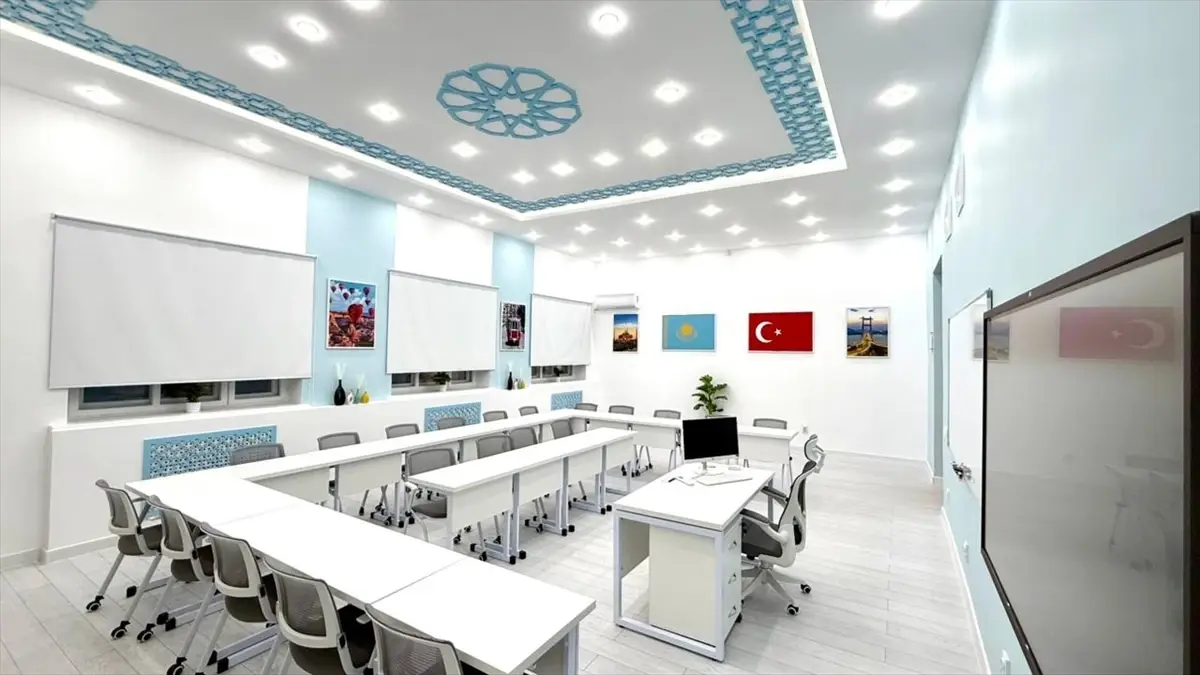 Kazakistan\'da Türk Dili Sınıfı Açıldı