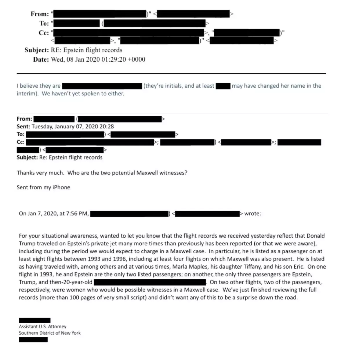 Trump\'ın Epstein İle Seyahat İddiası