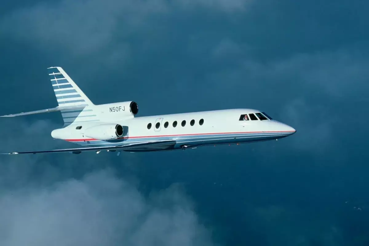 Ankara\'da düşen \'\'Uçan tank\'\' Falcon 50, dayanıklılığı ile ön plana çıkıyor