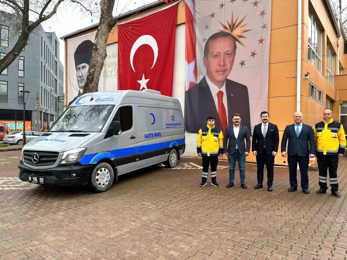Başkan Ercan Özel\'in çağrısı karşılık buldu: Hasta nakil aracı hizmete girdi