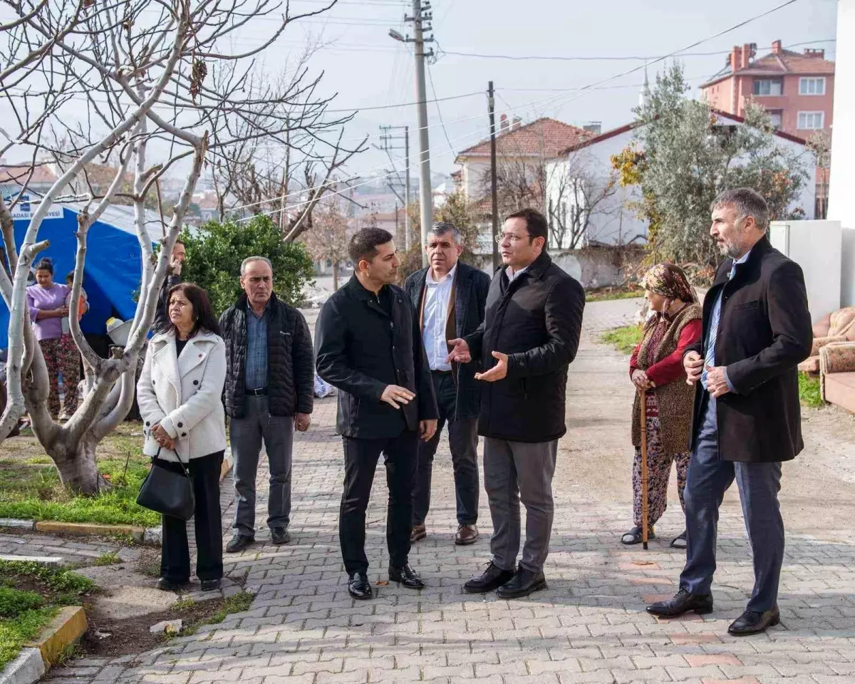 Başkan Günel\'den Sındırgı\'ya dayanışma ziyareti